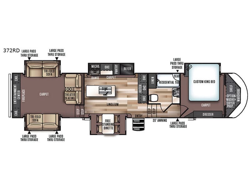 2017-Forest-River-Salem-Hemipshere-Lite-372RD-Floorplan